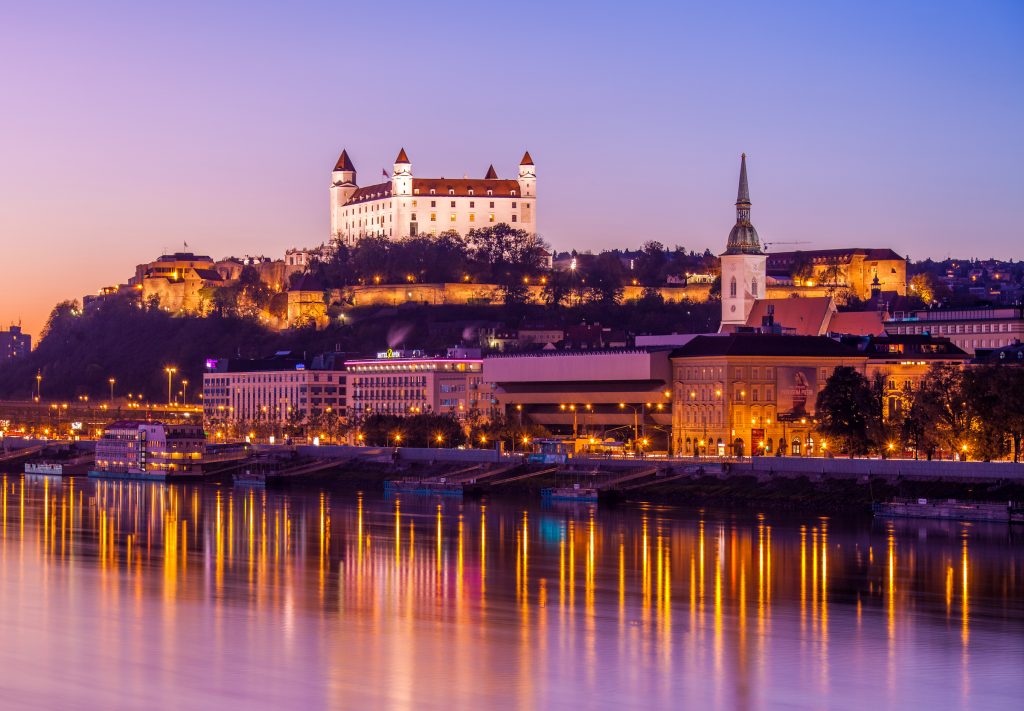 Bratislava at night LZIB